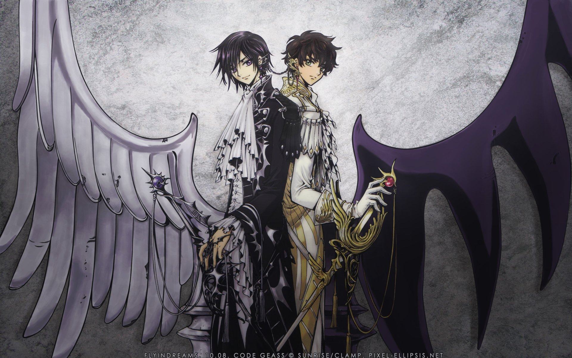 Emperor Lelouch on throne